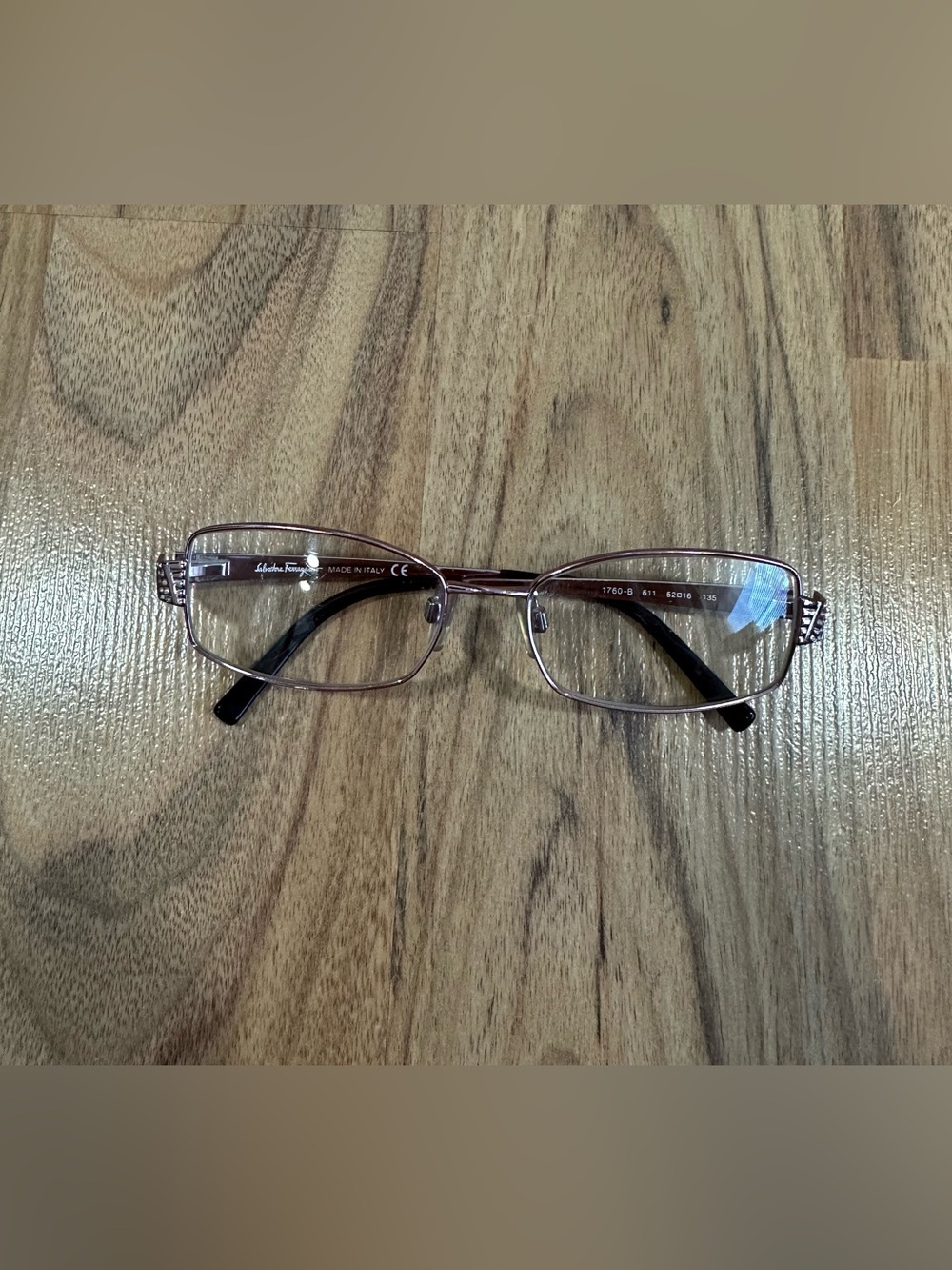 Salvatore Ferragamo Eyeglasses 1760-B 611 52-16 135